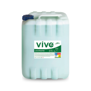 Lavatrastes Vive | Bidón polietileno | 20 litros | Precio mayoreo a partir de 4 unidades IVA Incluido