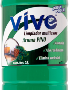Multiusos base pino | Botella pet | 1 litro | Precio mayoreo a partir de 4 unidades IVA Incluido